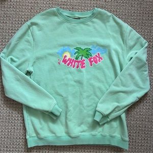 Whitefox Boutique Mint Green Crewneck Sweatshirt
